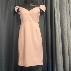 NWT manikin taupe dress